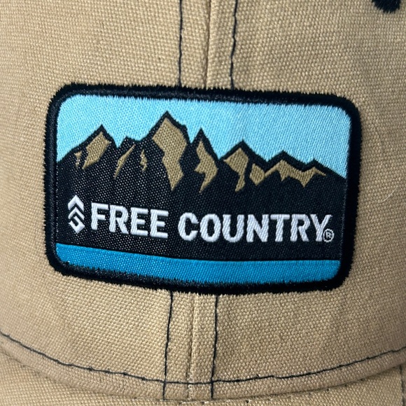 Free Country Khaki and Black Mountain Patch Cap - Picture 4 of 4